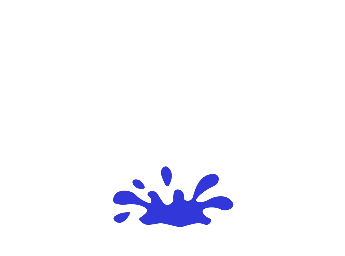 illustration of blue water splash
